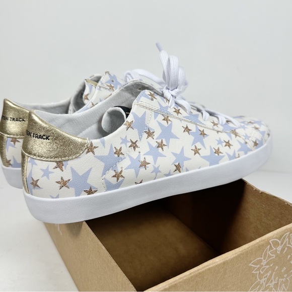 NIB OTBT Court Star Print Leather Sneaker - Picture 4 of 6